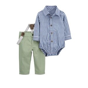 3/$15 (NWT) Carters Baby Boy Bodysuit and Pant outfit